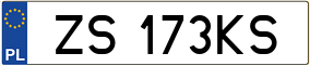 Truck License Plate
